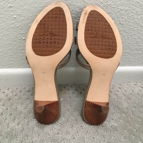 Cole Haan like new ‘Zelda’ slide in vintage silver - Picture 3 of 7